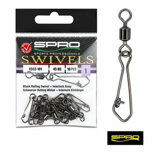 Spro -Rolling Swivel+Hook Snap
