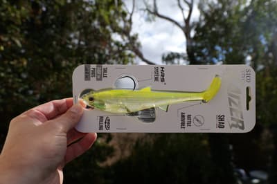 Sico Lure Kaizer Shad 14cm – Leurre Souple Monté Prêt à Pêcher (27g) - Fishing Grid